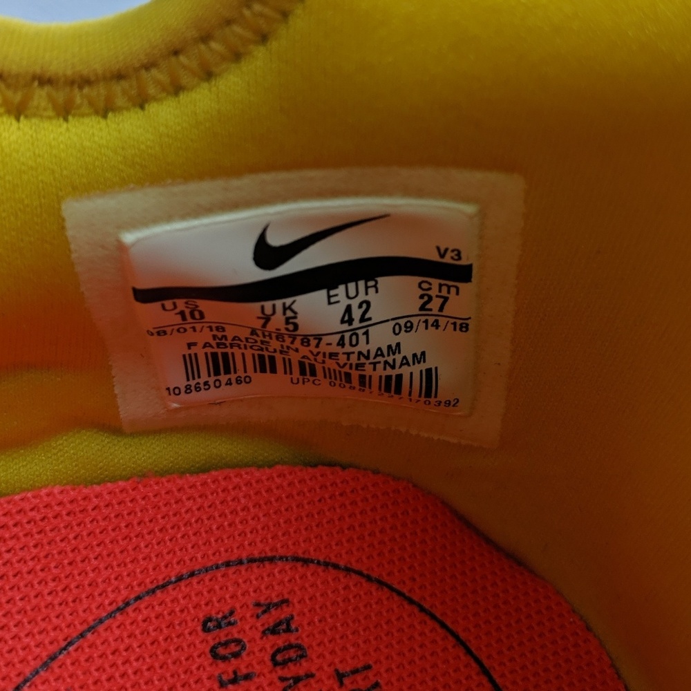 NEW Nike Air Huarache City Aluminum/Black-Citron - Picture 6 of 7